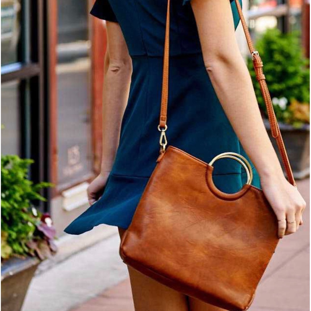 Altar’d State Brown Leather Handbag